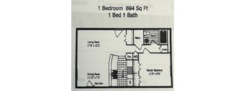 1 Bedroom, 1 Bathroom