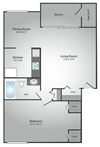 1 Bedroom / 1 Bath Deluxe