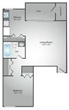 1 Bedroom / 1 Bath Junior