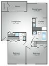 2 Bedroom / 2 Bath