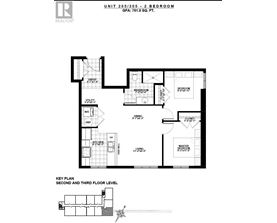 A black and white image of a floor plan for a 2 bedroom apartment.