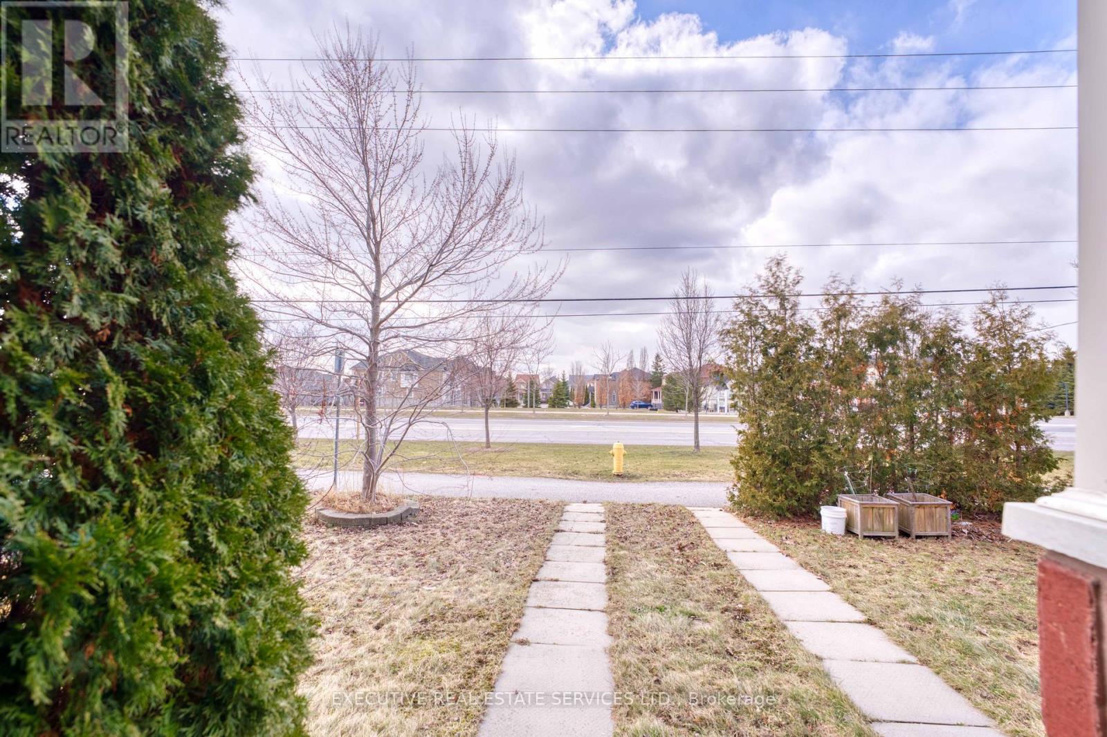 A realtor photo of a tree-lined suburban street.