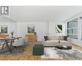 A living room with a couch, chair, and coffee table.