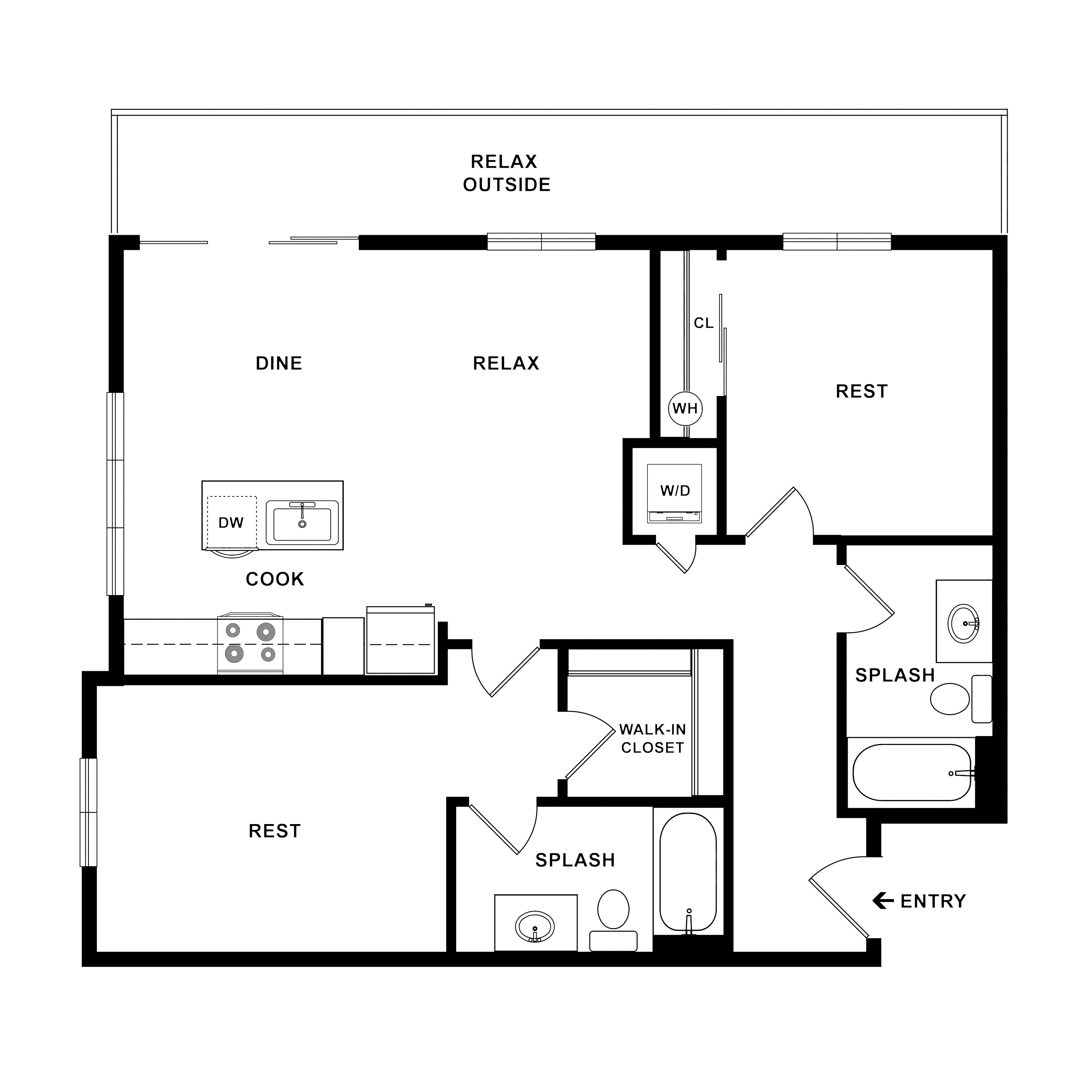 2 Bed/2 Bath-Spur