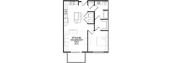 1 Bedroom, 1 Bathroom