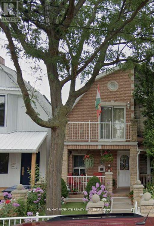 A house with a flag on it.