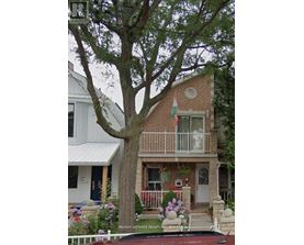 A house with a flag on it.