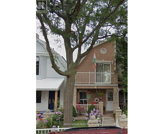 A house with a flag on it.