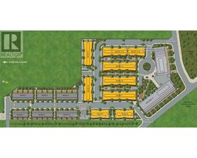 A map of a residential area with apartment buildings and roads.