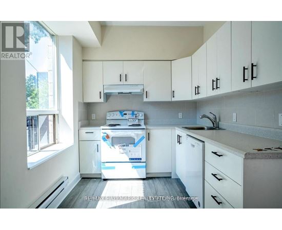 A white kitchen with a dishwasher and a washing machine.