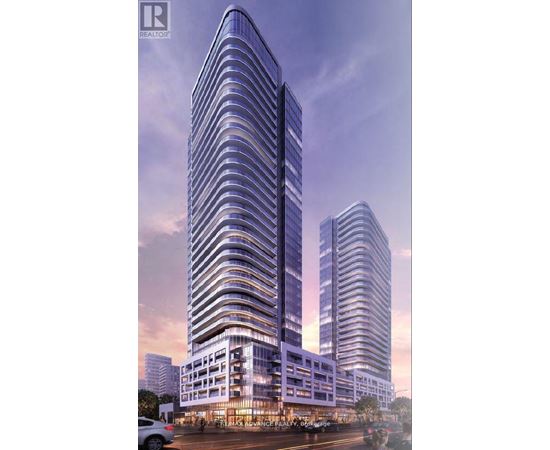 A modern building with a curved design is depicted in the image.