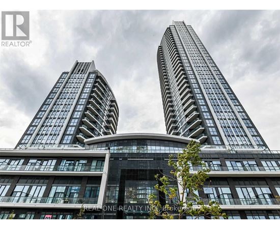 Two tall buildings with the words "REALONE REALTY" on the front.