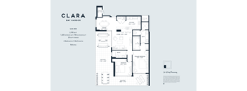 2.2 2 Bedrooms, 2 Bathrooms