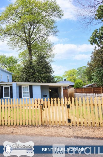 A flyer advertises a rental property with a QR code and mentions it is student friendly and pet friendly.