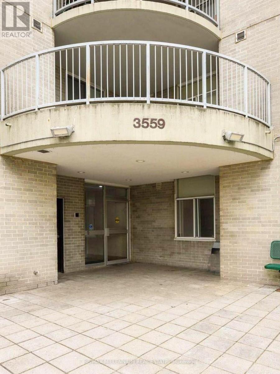 A balcony with the number 3559 on it.