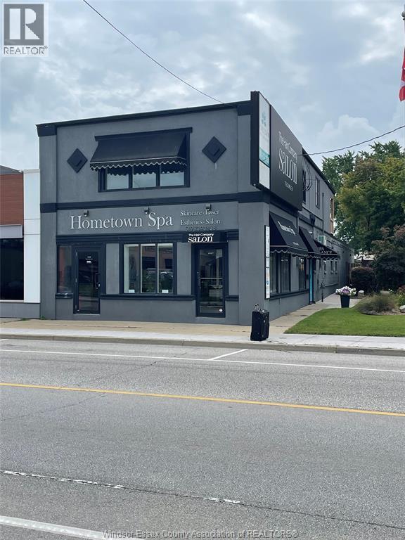 A spa named Hometown Spa is located on a street corner.