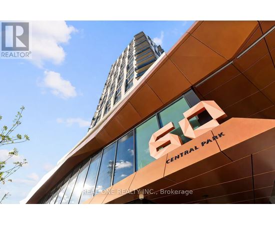 A building with the number 60 on it and the words Central Park on the side.
