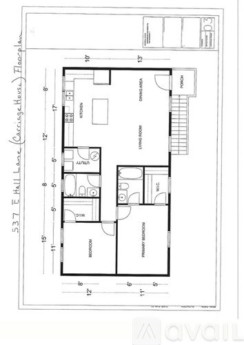 537 East Hall Lane 2 Beds Apartment for Rent