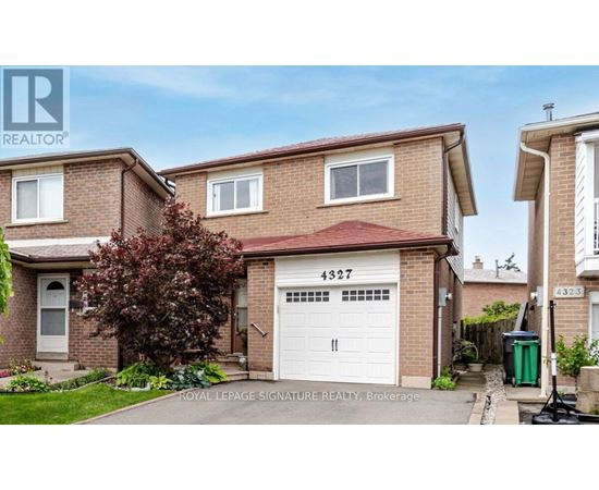 A house with the number 4327 on it is for sale.