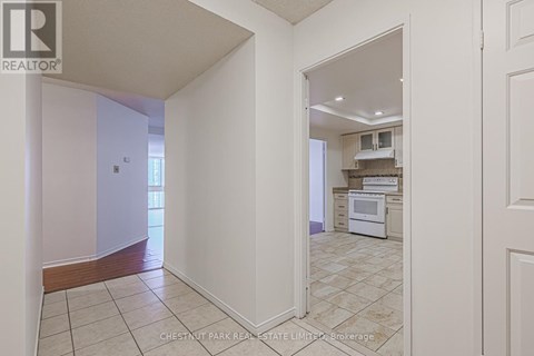A real estate listing photo of a kitchen area.