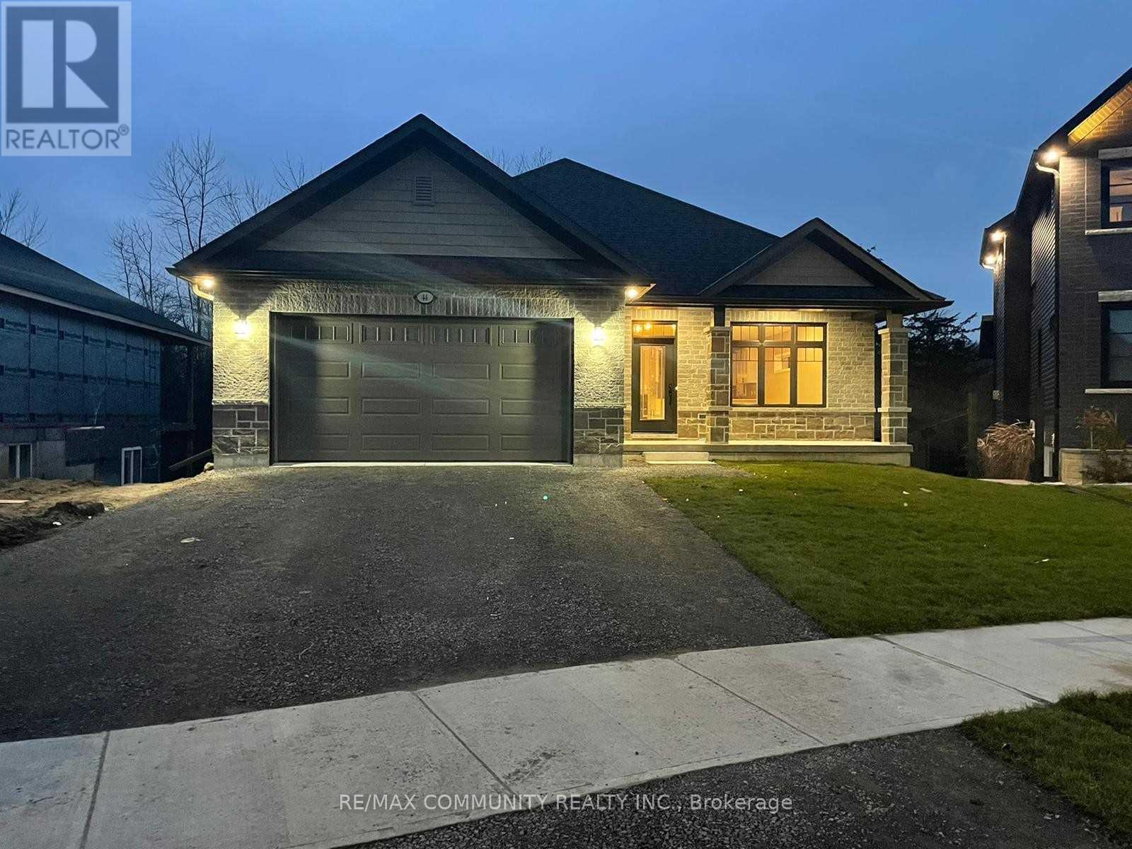A house with a garage is shown in the image.