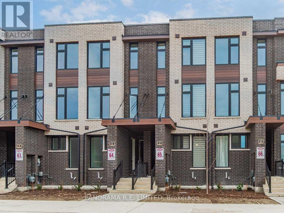 A building with the number 64 on the door.