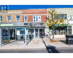 A storefront with a sign that says "STORE" is visible.