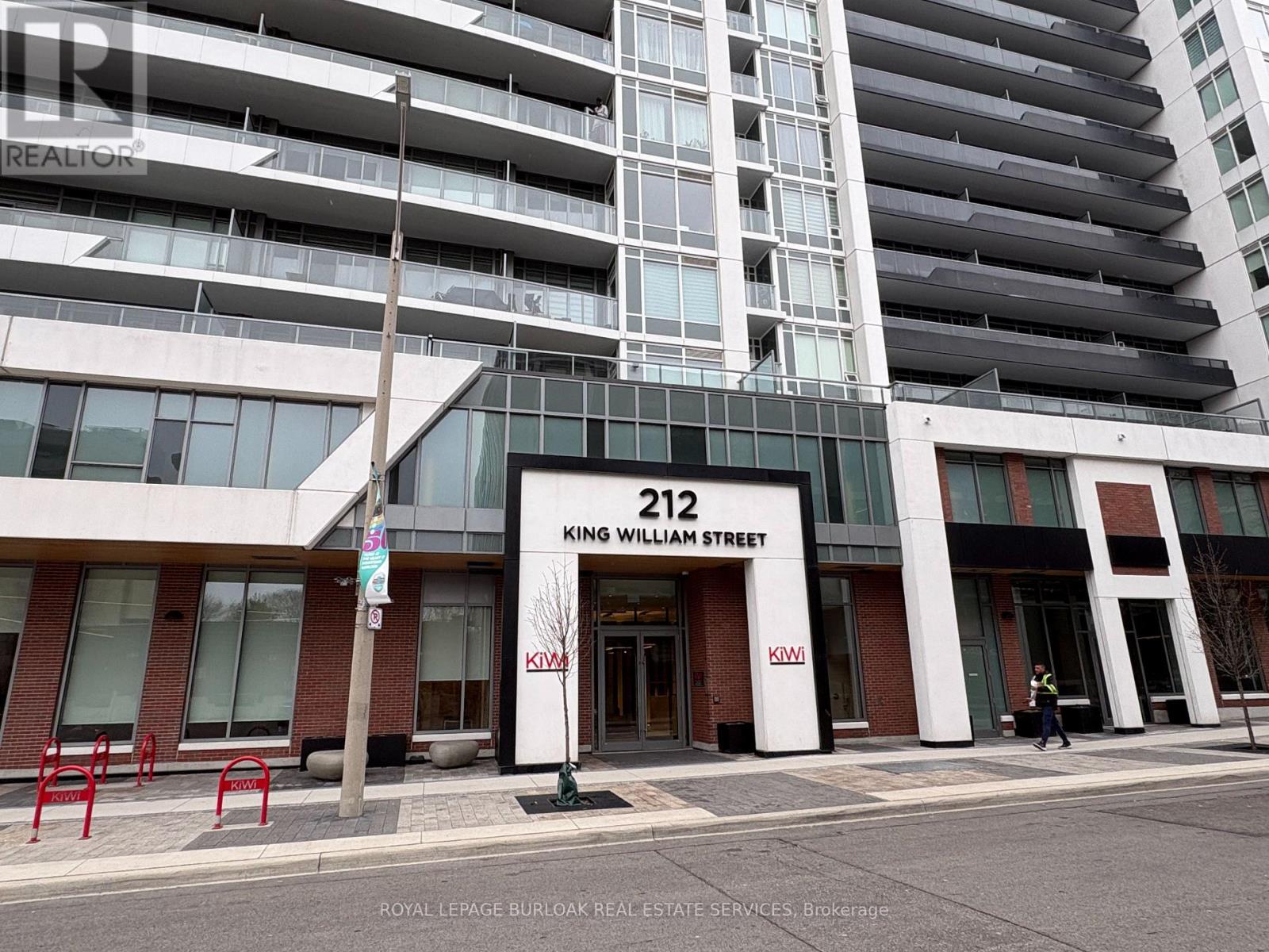 A building with the number 212 on it.