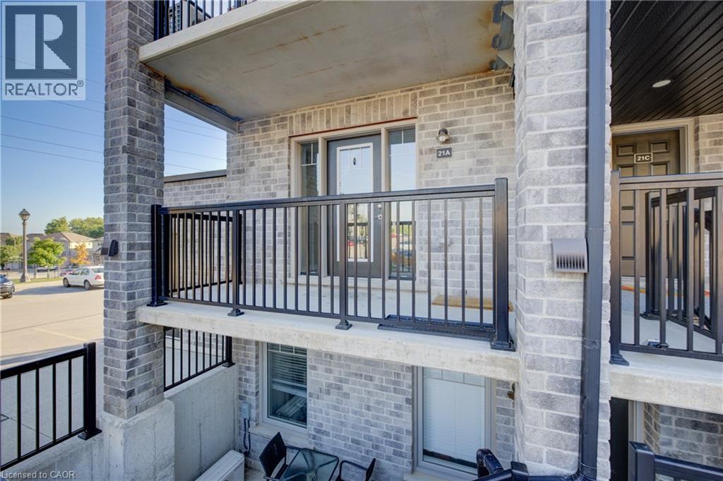 A balcony of a building with a REALTOR® logo.