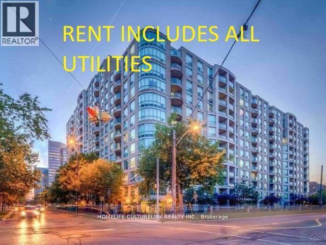 A building advertises that the rent includes all utilities.