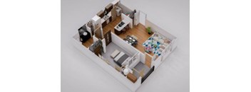 1 Bedroom, 1 Bathroom