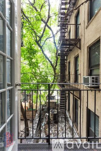 A fire escape on a building.