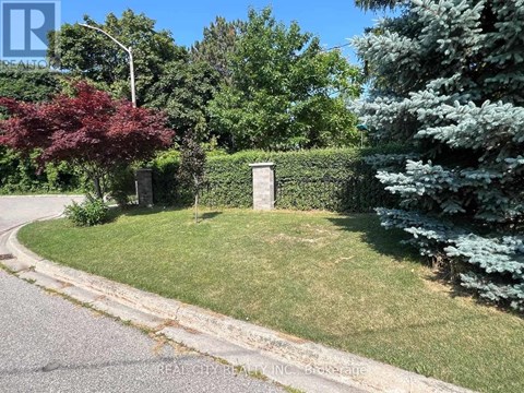 A green lawn with a mailbox and trees in the background.