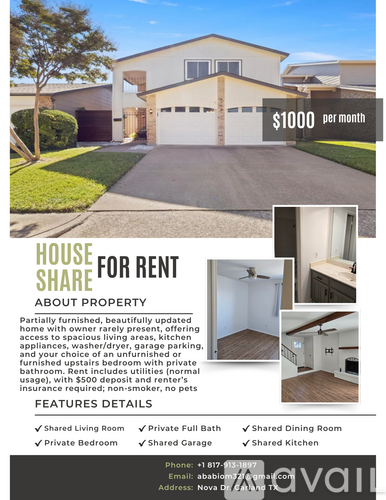 A house is for rent and it is located in Nova Dr, Auckland.