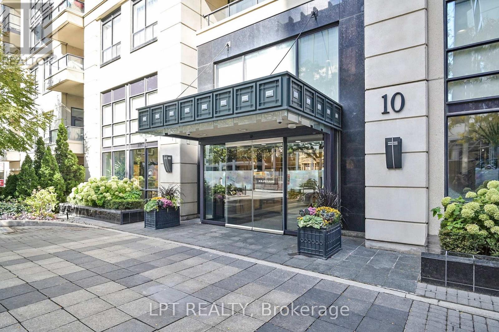 The entrance to a building with the number 10 on it.