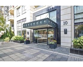The entrance to a building with the number 10 on it.