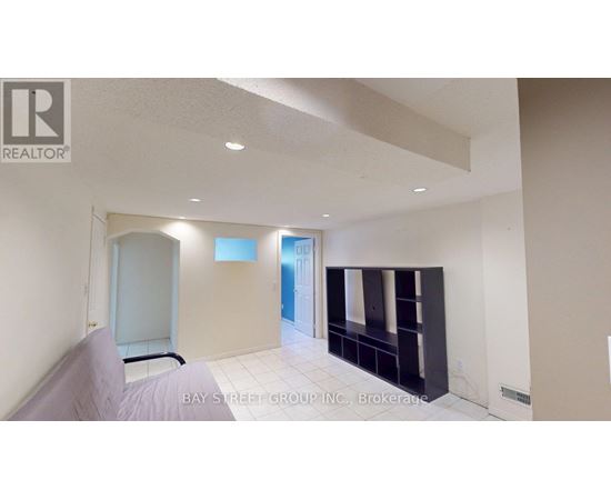 A realtor company is showing a property for sale.