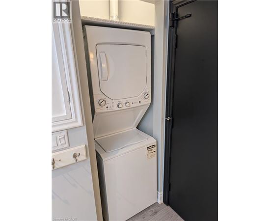 A dishwasher is installed in a kitchen.