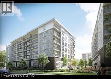 A rendering of a modern apartment building with a caption that reads "Licensed to CAOR".