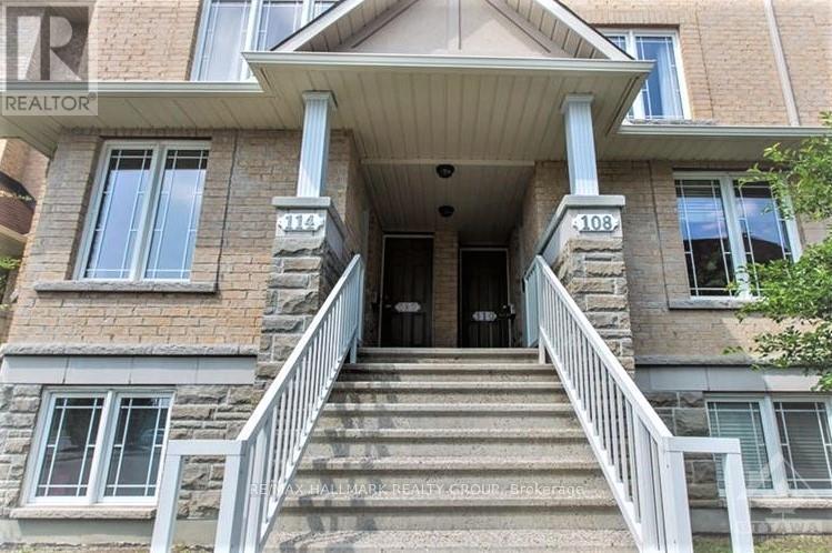 A house with the number 108 on the front.