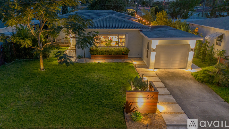 A house numbered 230 is available for sale.