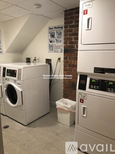 A washing machine with the number 4 on it.