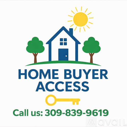 A graphic for Home Buyer Access features a house, trees, a sun, and a key.
