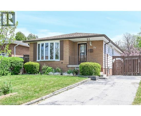 A house with a brown brick exterior and a brown door.