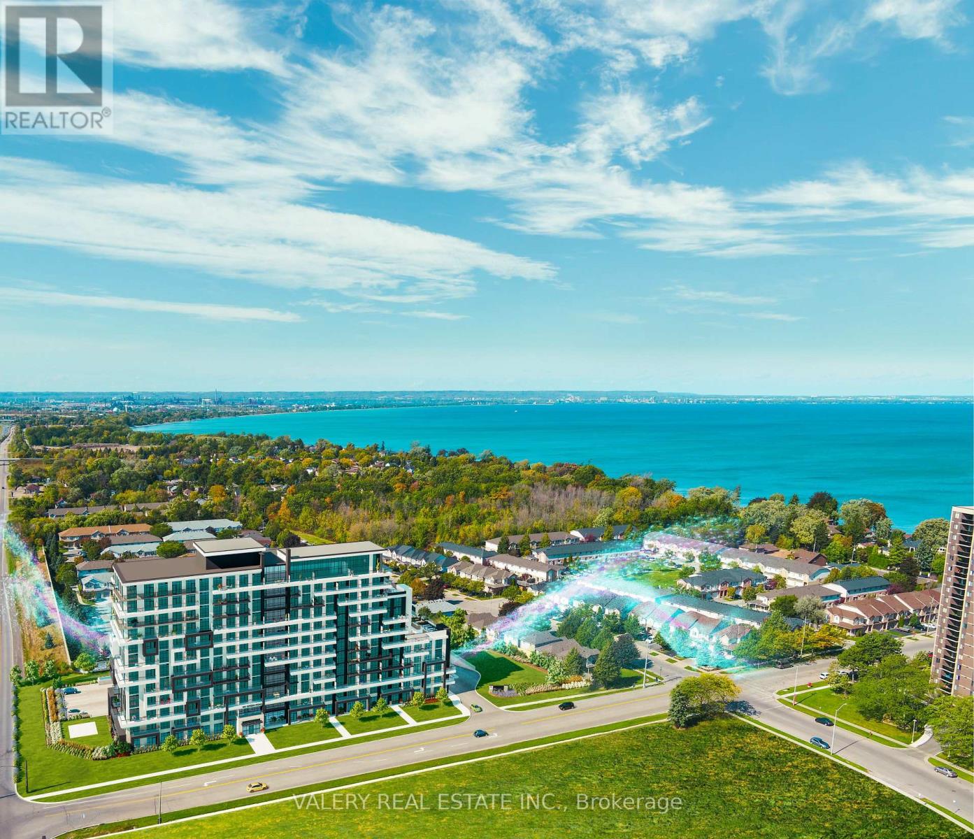 A brochure cover for Valery Real Estate Inc. in Brokerage.