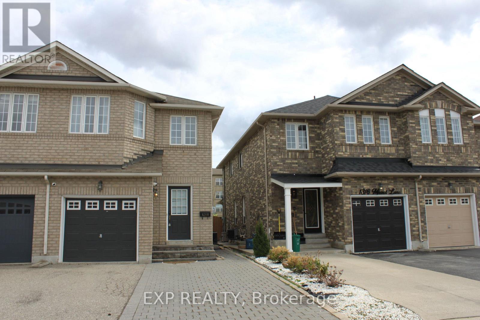 Two houses are shown with EXP REALTY, Brokerage written on the front.