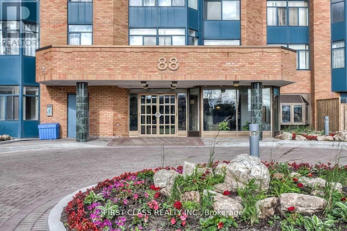 The front of a building with the number 88 on it.