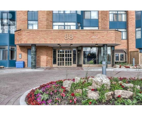 The front of a building with the number 88 on it.