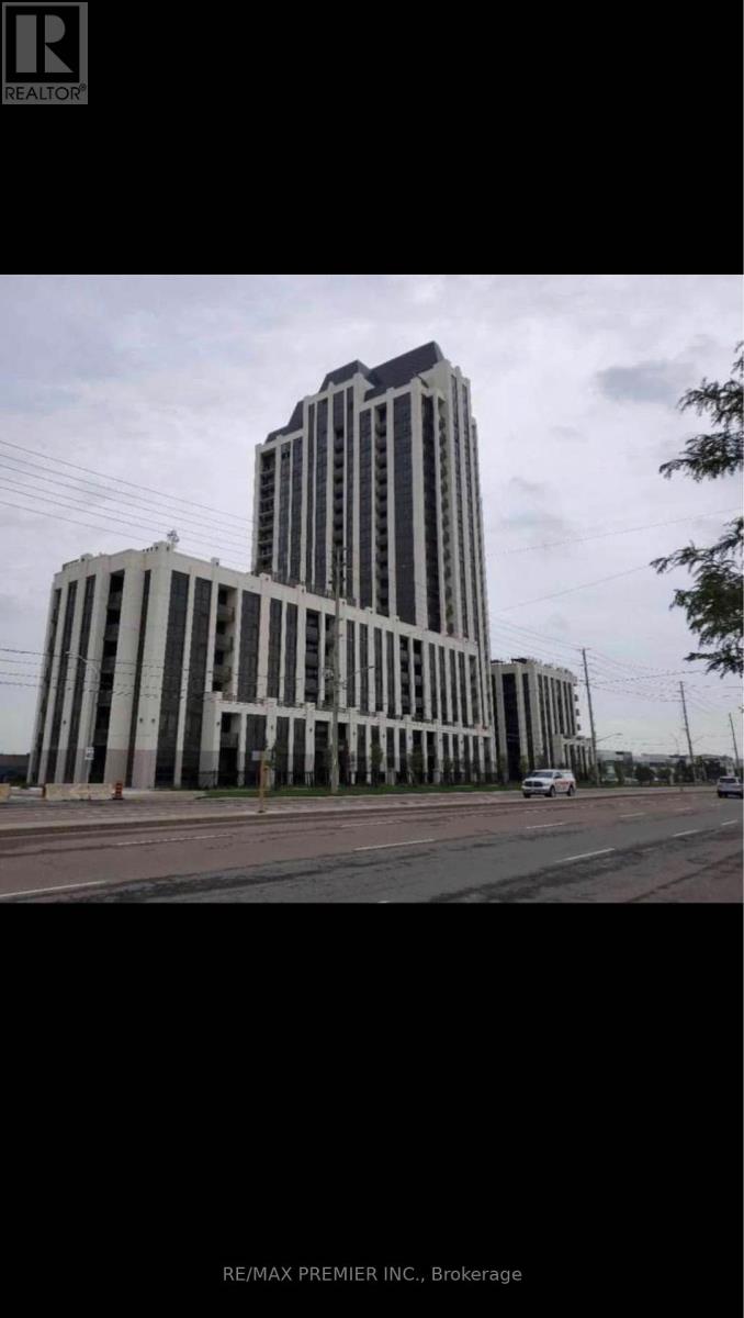 A tall building with a flat roof and a sign that reads RE/MAX PREMIER INC. Brokerage.