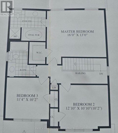 A floor plan shows a master bedroom that is 16 feet by 13 feet.